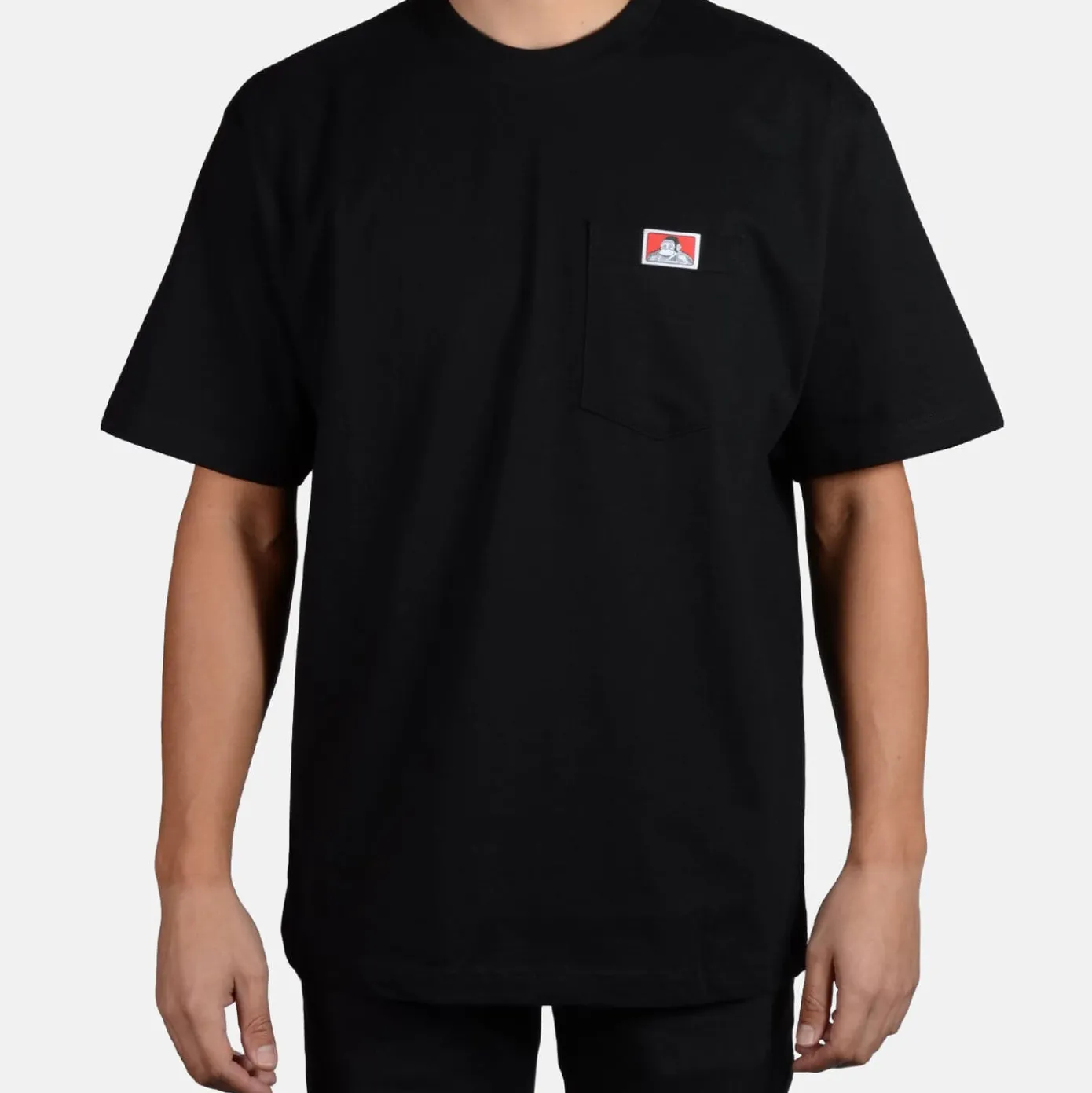 Heavy Duty Short Sleeve Pocket T-Shirt - Black