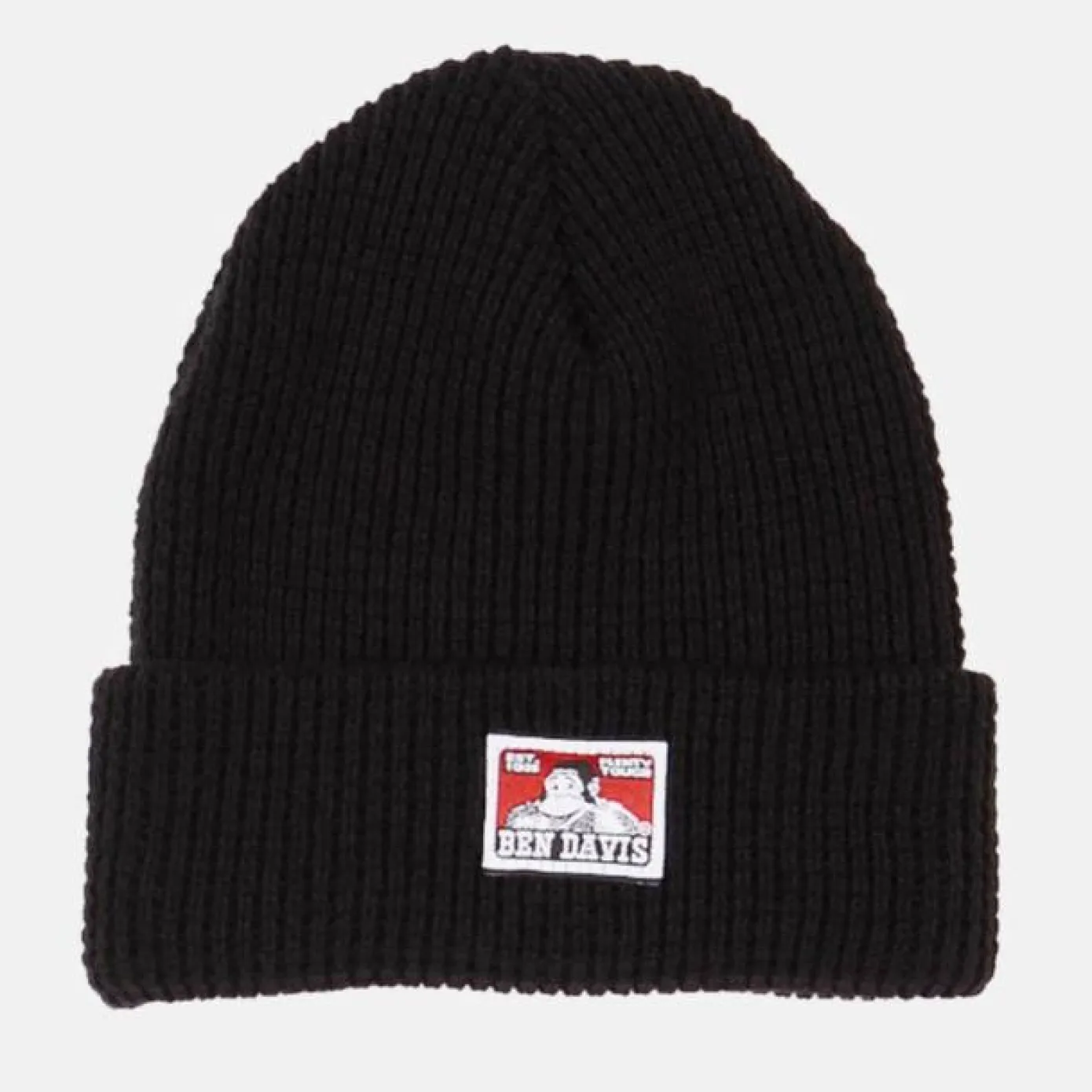 Waffle Knit Beanie - Black