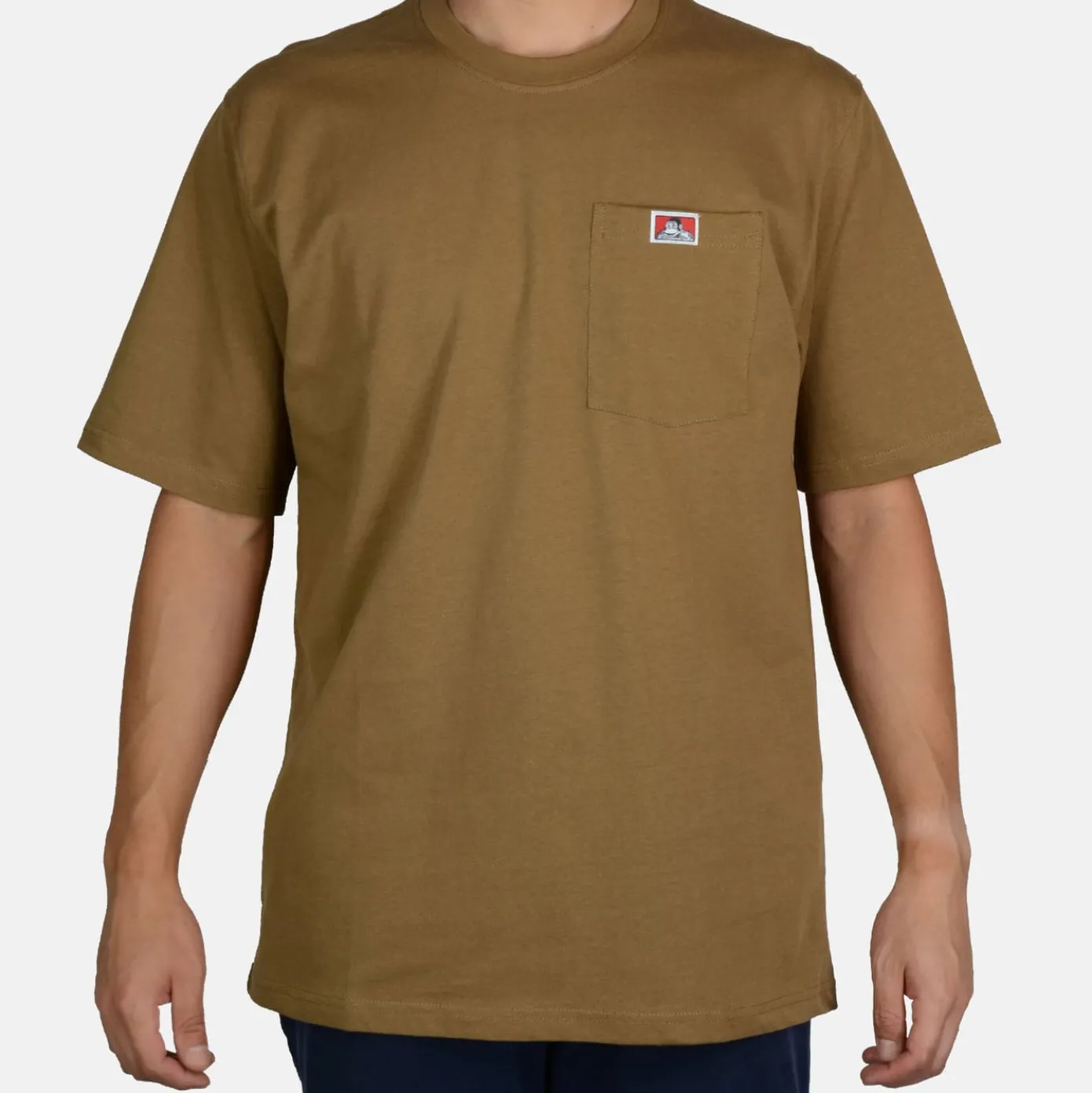 Heavy Duty Short Sleeve Pocket T-Shirt - Coyote Brown