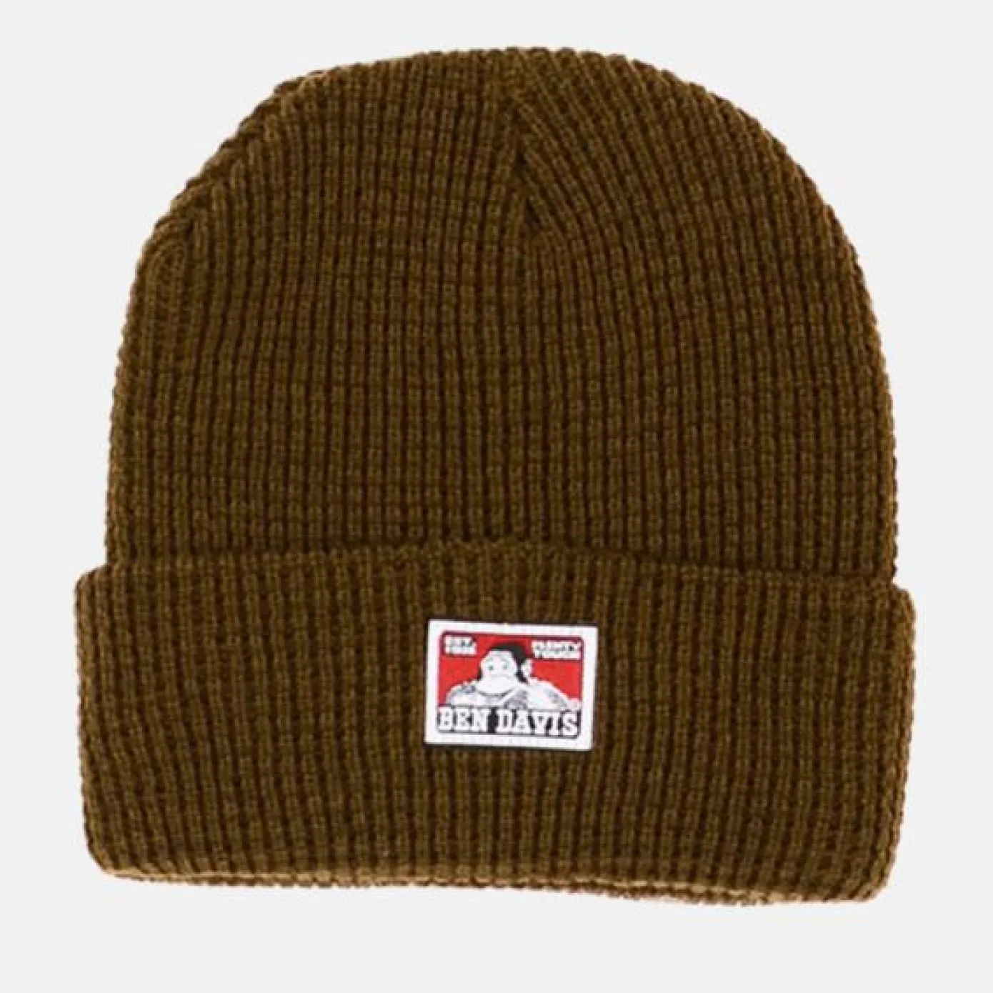 Waffle Knit Beanie - Moss